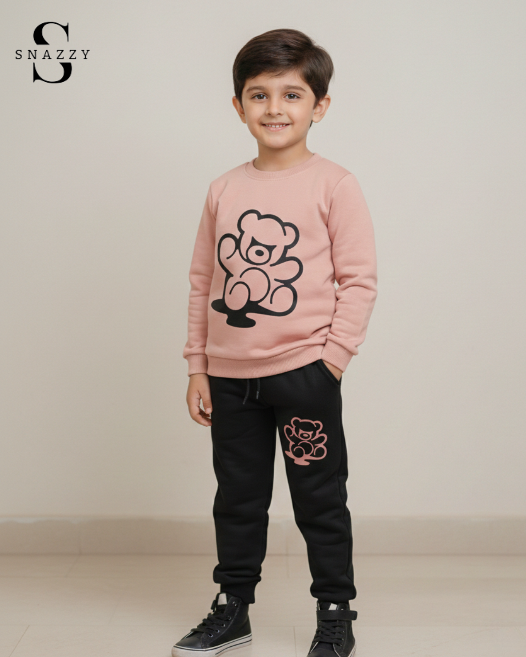 Kids Bear Casual Winter Set