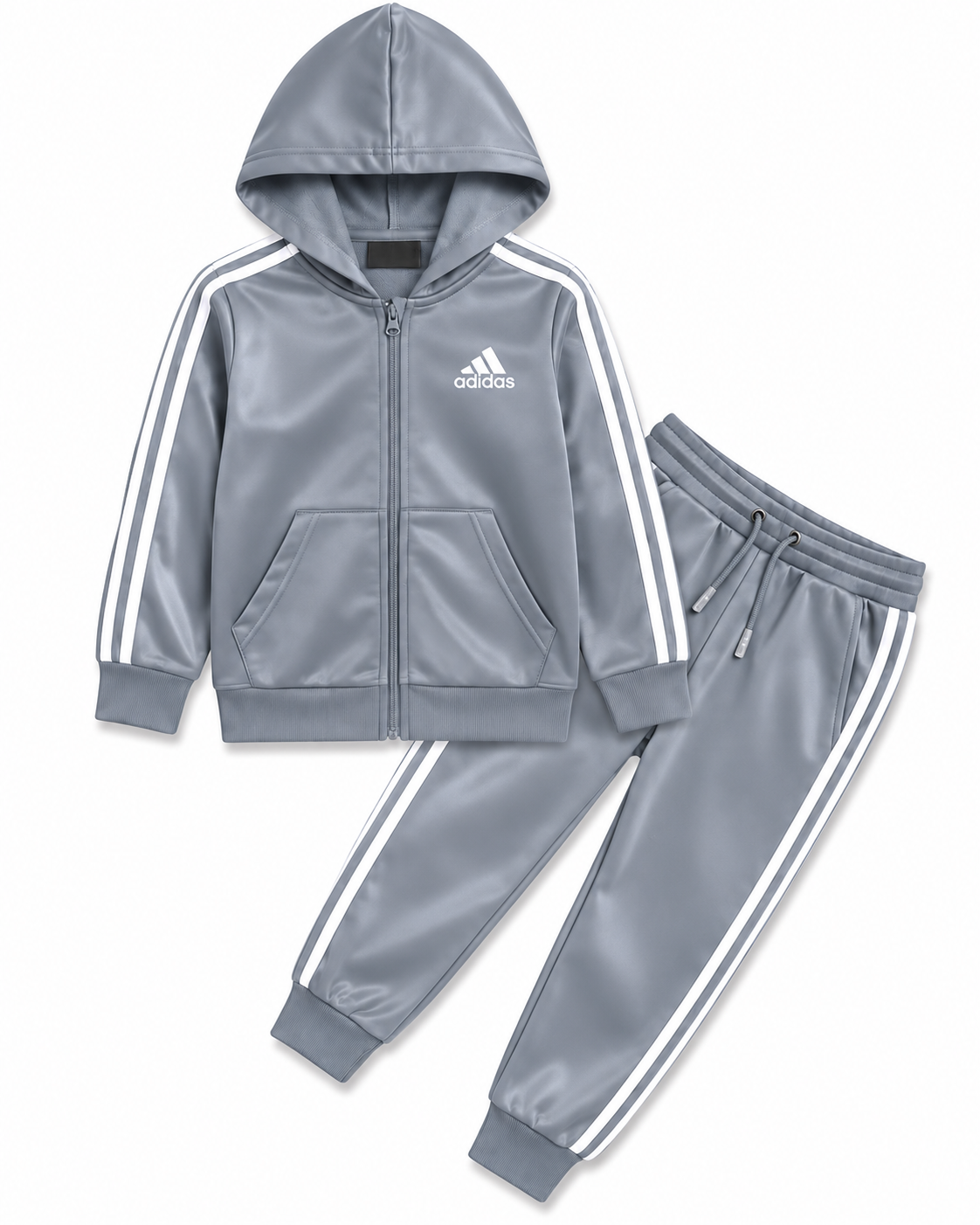 Adidas Steel Grey Hood Set