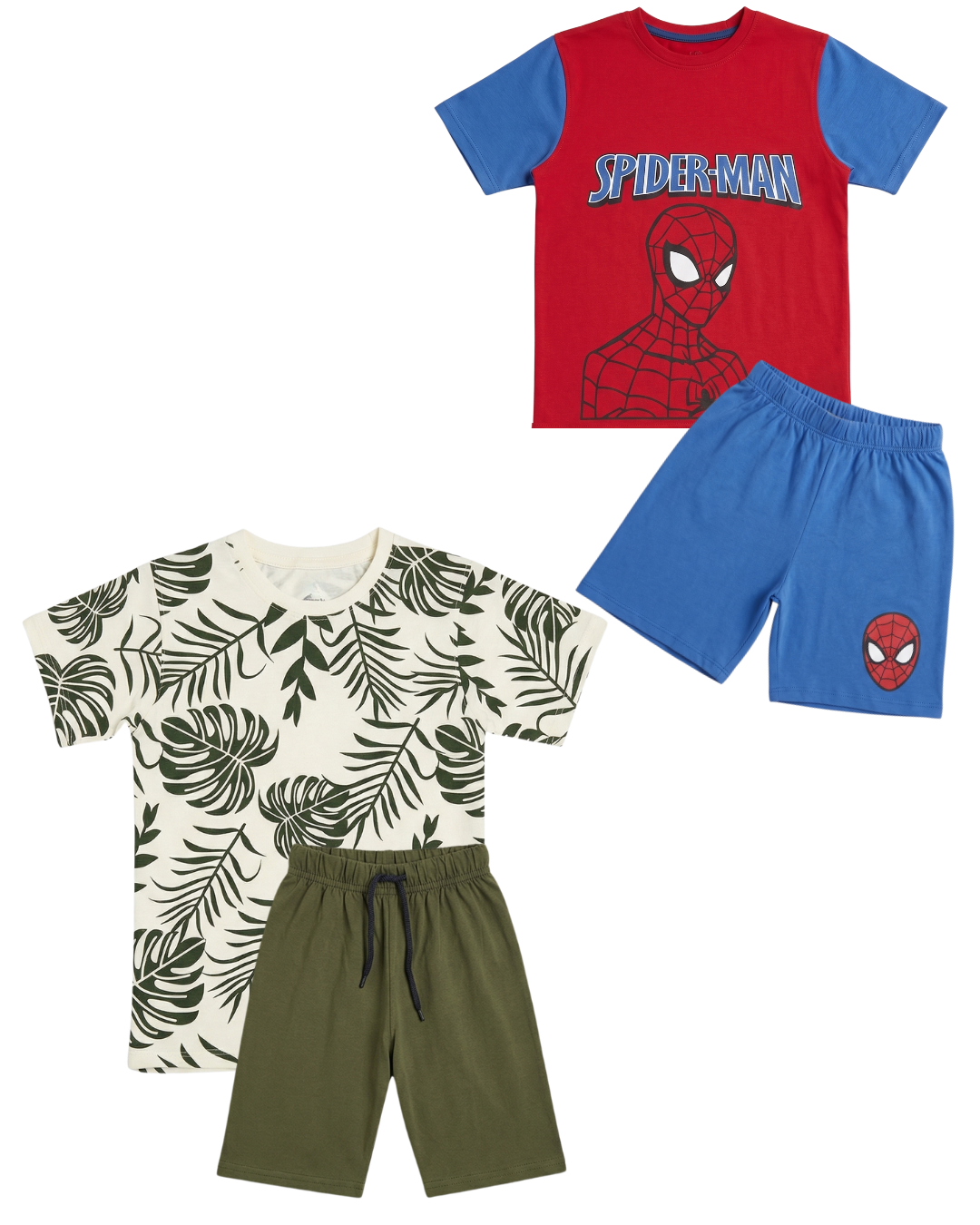 Pack of 2 Boys Shirts & Shorts Summer Set