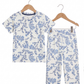 Girls Floral Print Casual Summer Set