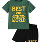 Kids Best Kid in the World Casual Summer Set