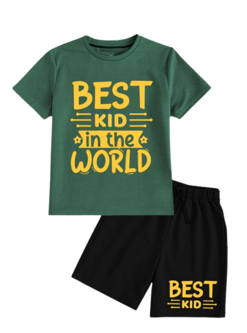 Kids Best Kid in the World Casual Summer Set