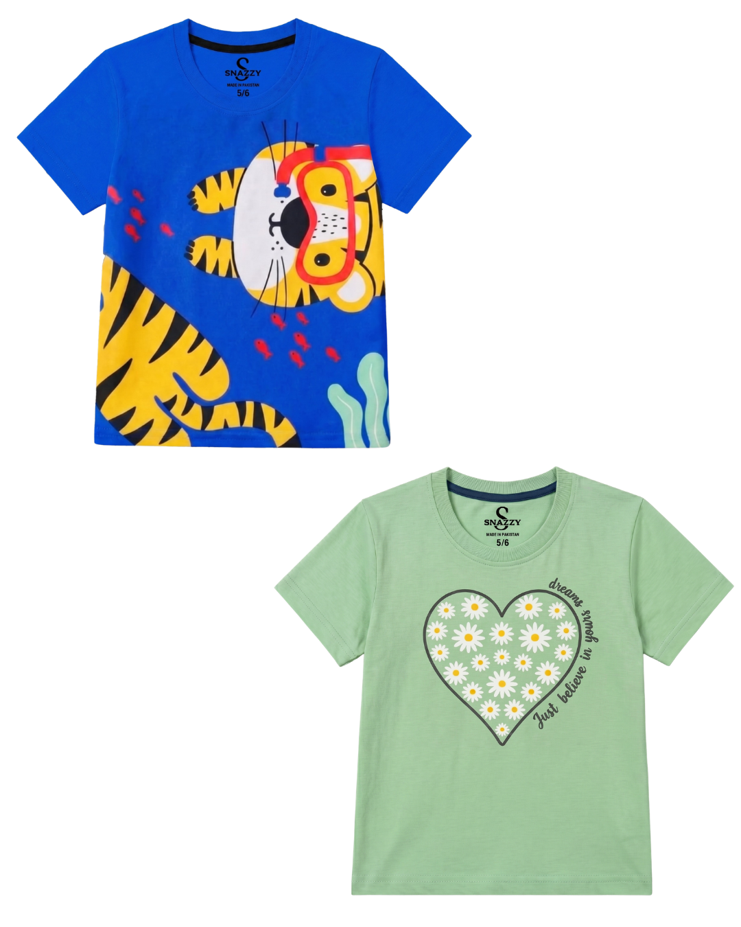 Pack of 2 Boys & Girls T-Shirt