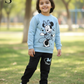 Kids Minnie Mouse Cartoon Casual Winter Set