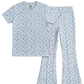 Girls Casual Summer Set with Bell Bottom Trouser