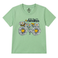Girls Flowers Bicycle Printed T-Shirt