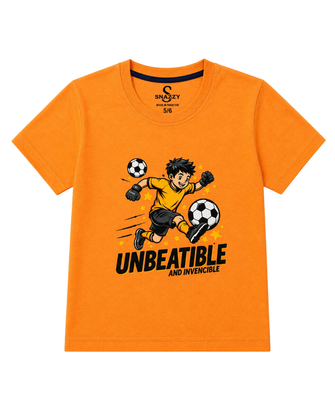 Unbeatable & Invincible Orange T-Shirt