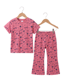 Girls Pink Casual Summer Set