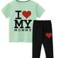 Kids I Love My Mommy Casual Summer Set