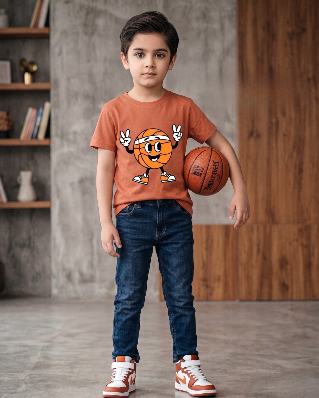 Boys Basket Ball T-Shirt