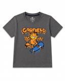 Boys Charcoal Grey Carfield T-Shirt
