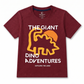 Boys Maroon The Giant Adventures T-Shirt