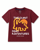 Boys Maroon The Giant Adventures T-Shirt