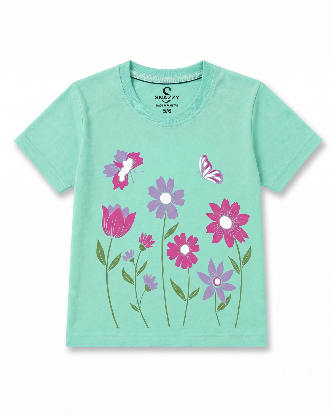 Girls Flowers T-Shirt