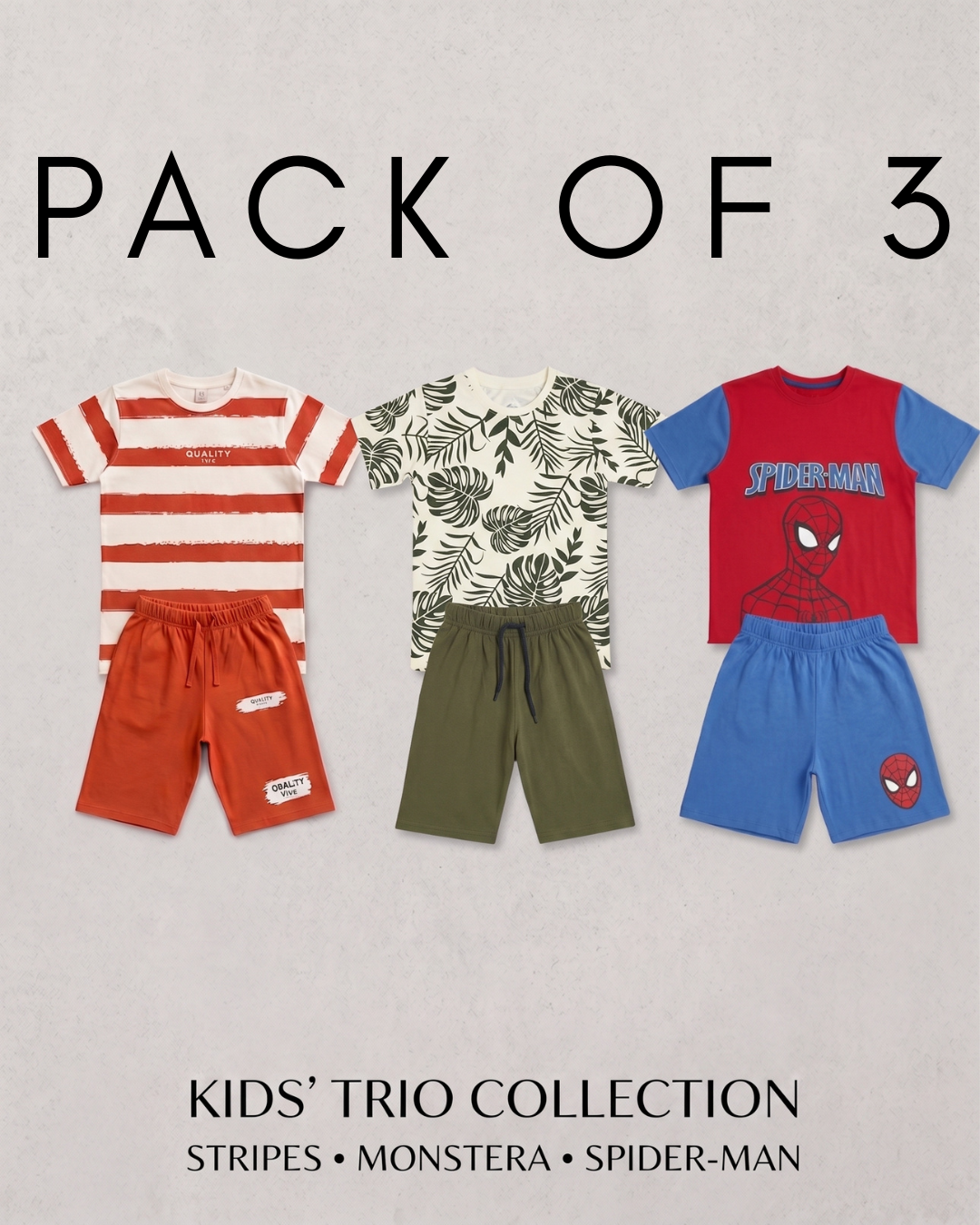 Pack of 3 Summer Sets