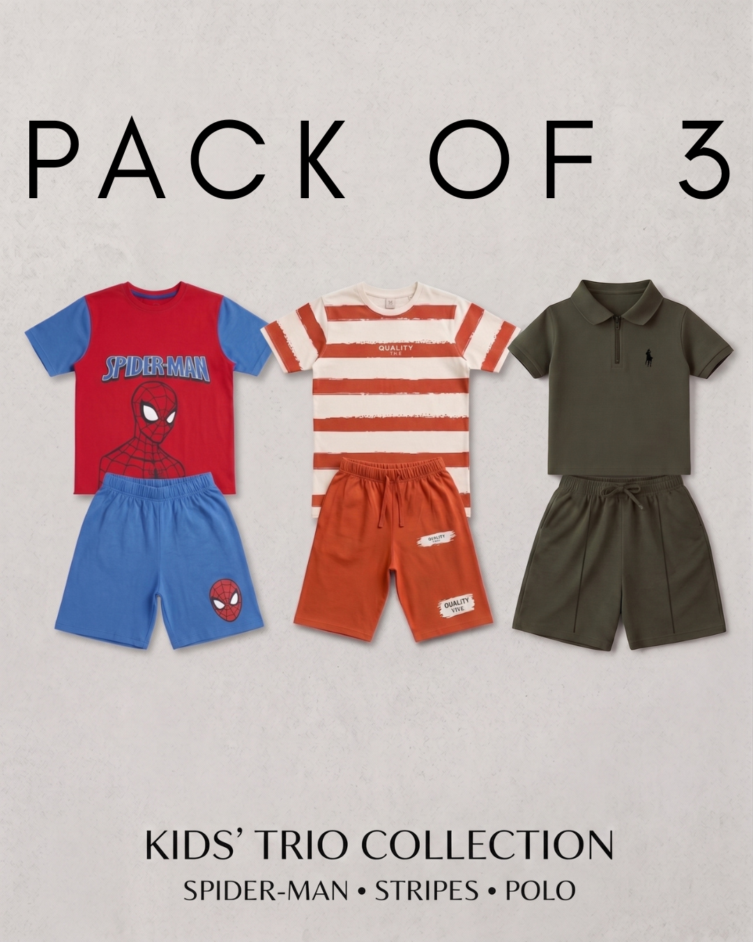 Pack of 3 Summer Sets
