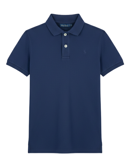 Kids Polo Navy Blue Shirt