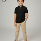 Kids Polo Black Shirt