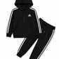 Adidas Black Hood Set