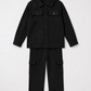 Boys Black Cotrie Set.