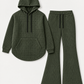 Girls Green Hood Set