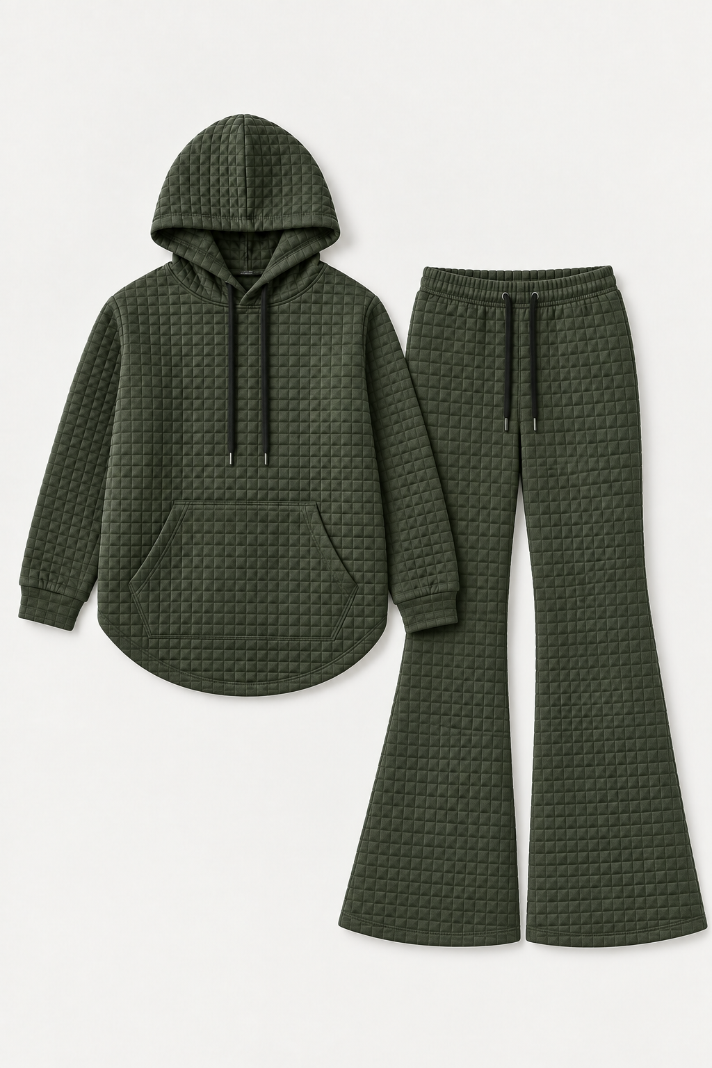 Girls Green Hood Set