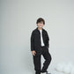 Boys Black Cotrie Set.