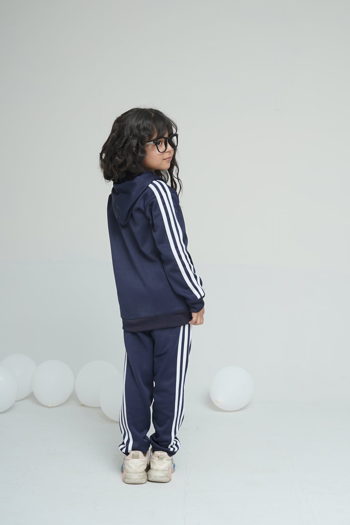 Adidas Navy Blue Hood Set