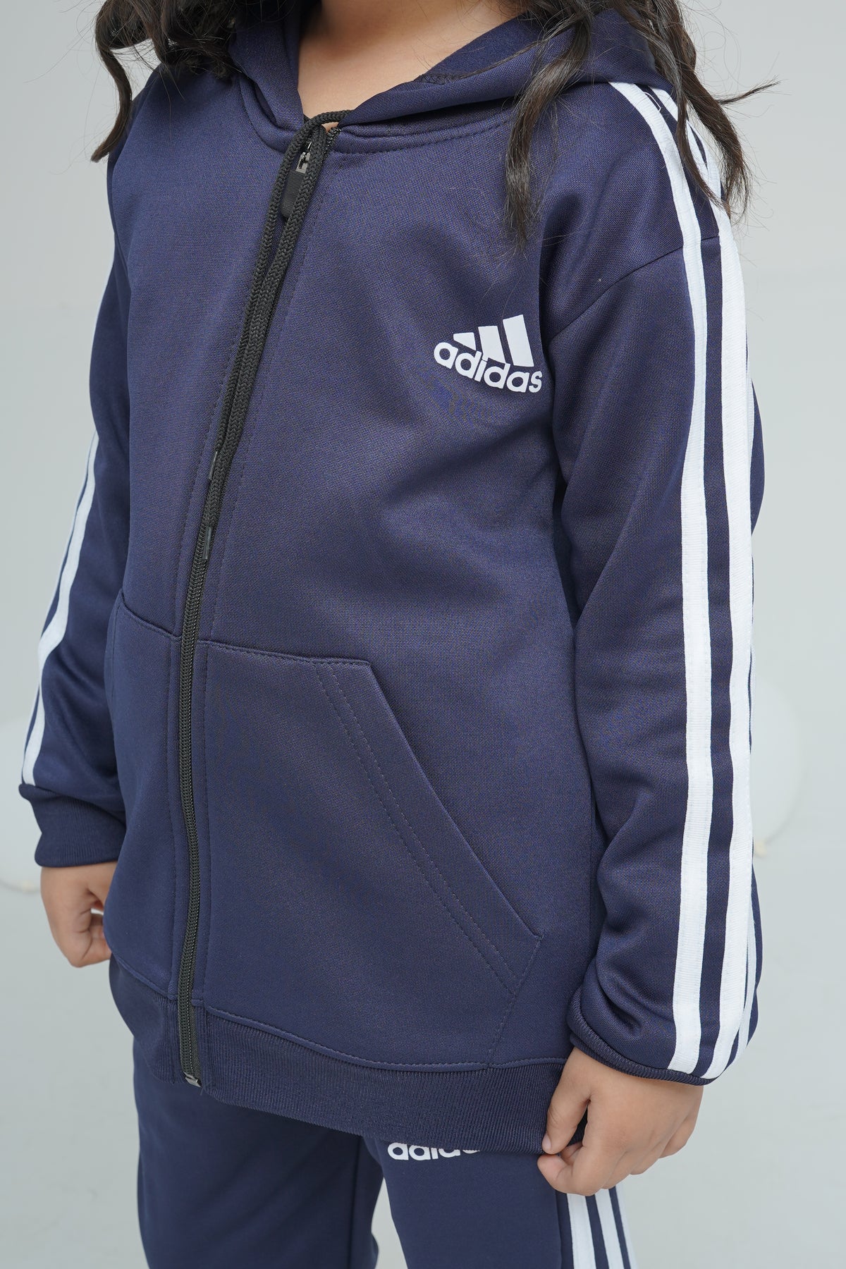 Adidas Navy Blue Hood Set
