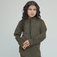 Girls Green Hood Set