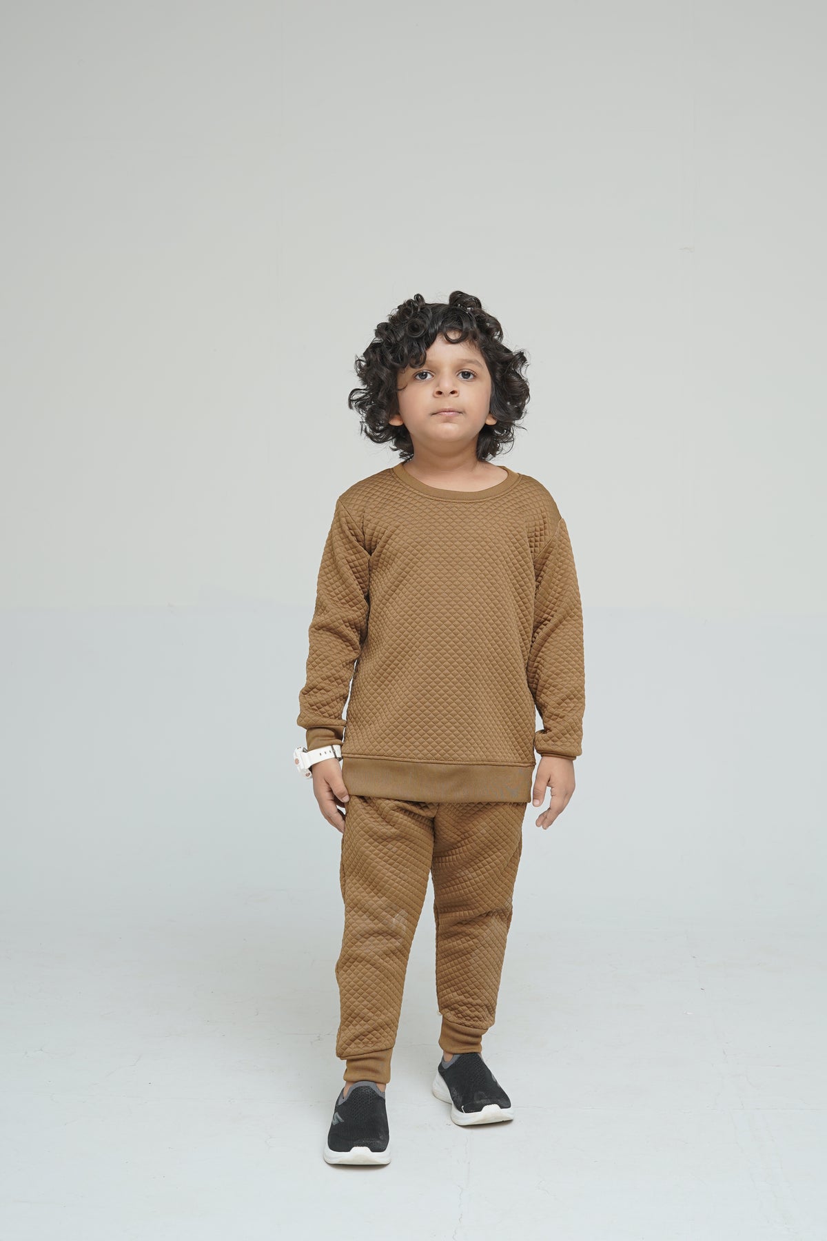 Camel Round Neck Set