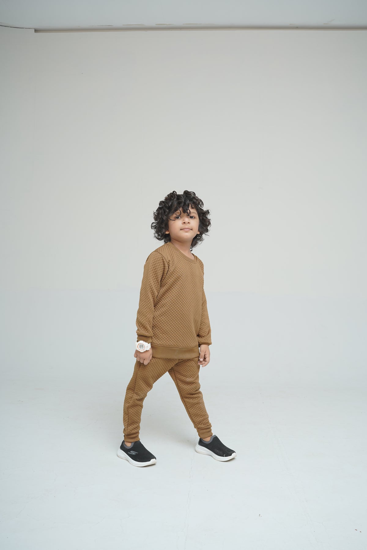 Camel Round Neck Set