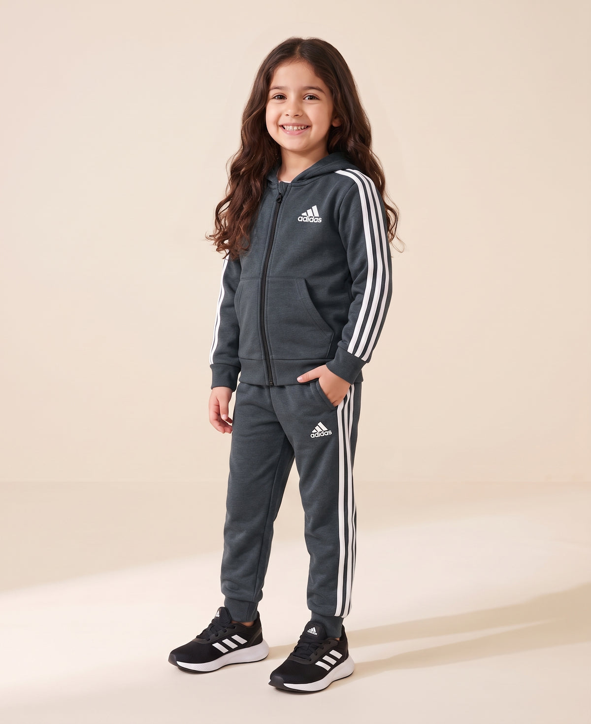 Adidas Smoke Grey Hood Set