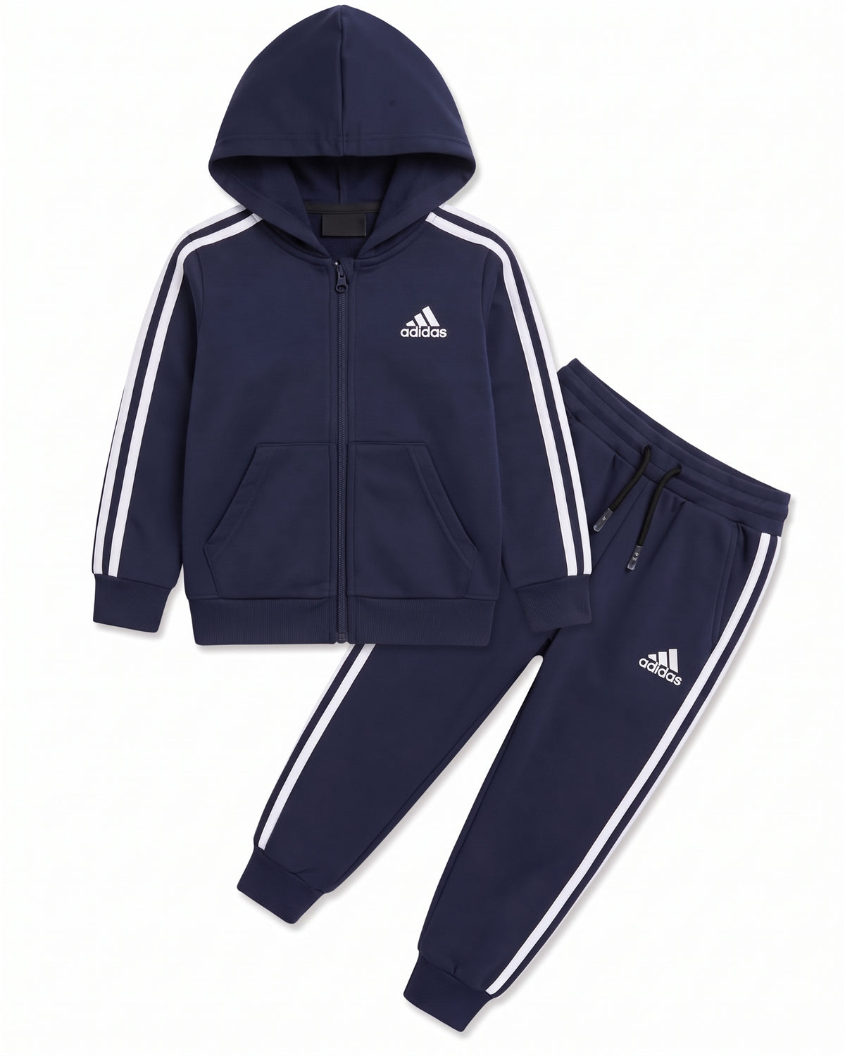 Adidas Navy Blue Hood Set