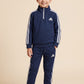Adidas Navy Blue Mock Neck Set