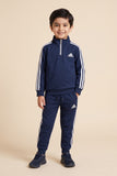 Adidas Navy Blue Mock Neck Set
