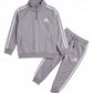Adidas Steel Grey Mock Neck Set
