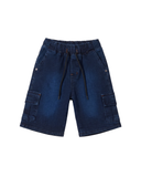 Mid Night Blue Cargo Shorts