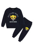 Future King Tracksuit Cute Lion and Courageous Design for Boys