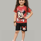 Kids Minnie Mouse Cartoon Oh Look Casual Summer Set