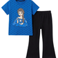 Girls Frozen Casual Summer Set
