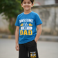 Kids Awesome Like my Dad Casual Summer Set