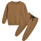 Camel Round Neck Set