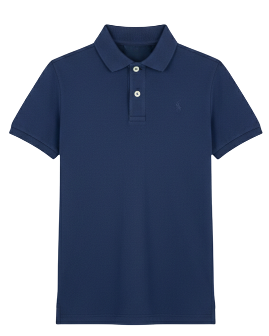 Kids Polo Navy Blue Shirt