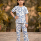 Girls Floral Print Casual Summer Set