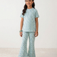 Girls Casual Summer Set with Bell Bottom Trouser