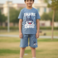 Kids Shark Zone Casual Summer Set
