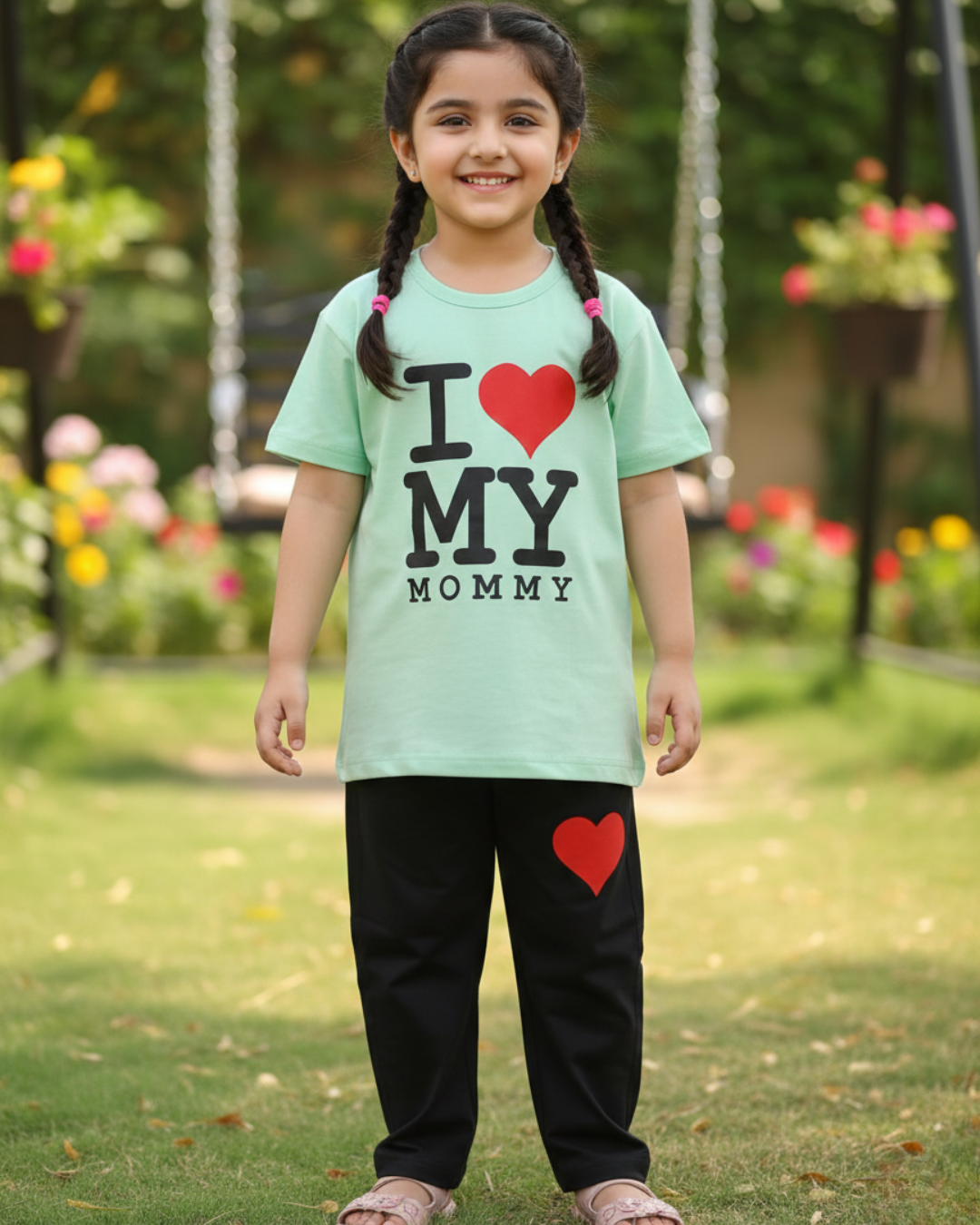 Kids I Love My Mommy Casual Summer Set